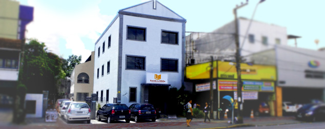 Fachada da Escola da Bíblia